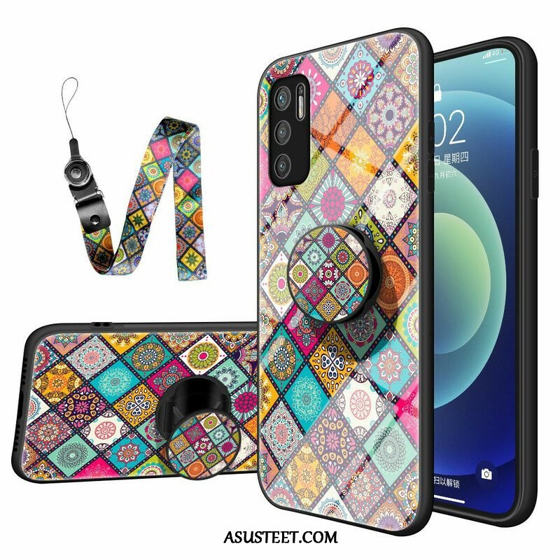 Kuori Xiaomi Redmi Note 10 5G Patchwork Magneettipidike