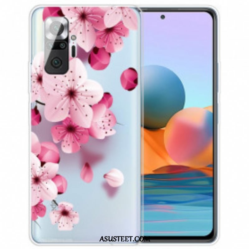 Kuori Xiaomi Redmi Note 10 Pro Pienet Vaaleanpunaiset Kukat