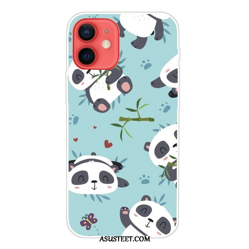 Kuori iPhone 13 Mini Pandajoukko