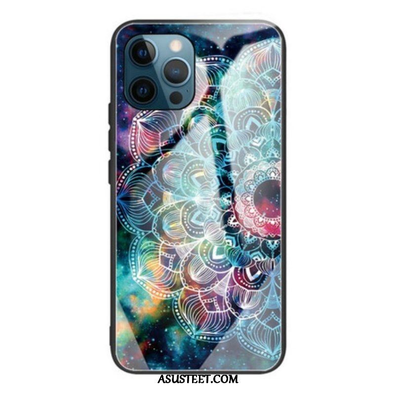 Kuori iPhone 13 Pro Max Mandala Karkaistu Lasi