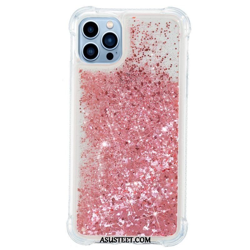 Kuori iPhone 15 Pro Glitteriä