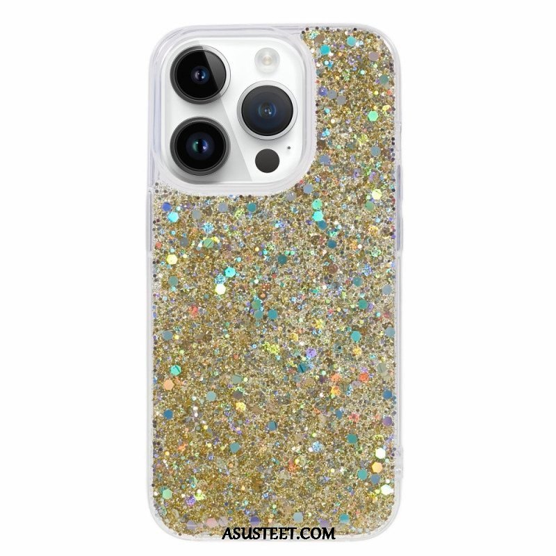 Kuori iPhone 15 Pro Pelkkää Glitteriä