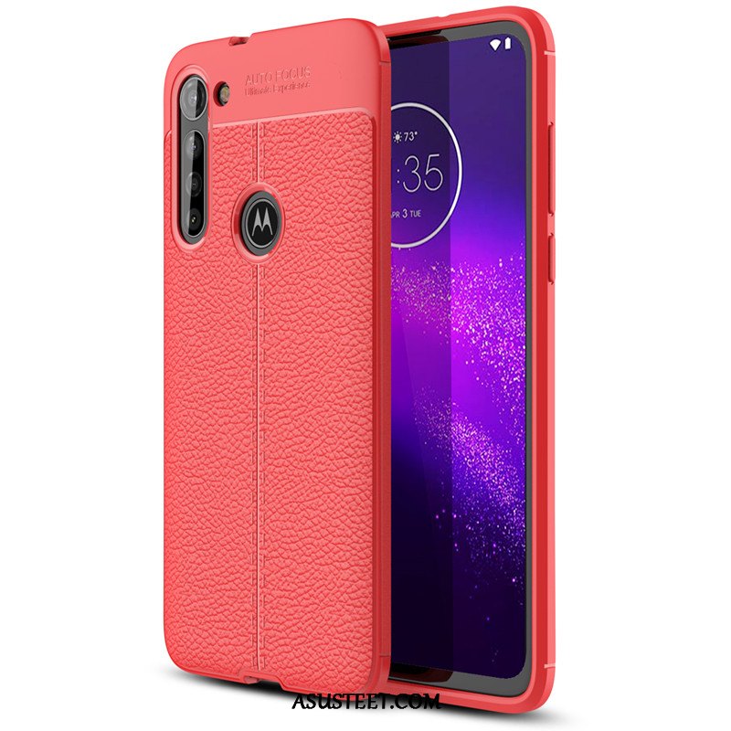 Moto G8 Power Kuoret Suojaus Kotelo Punainen All Inclusive Kuori