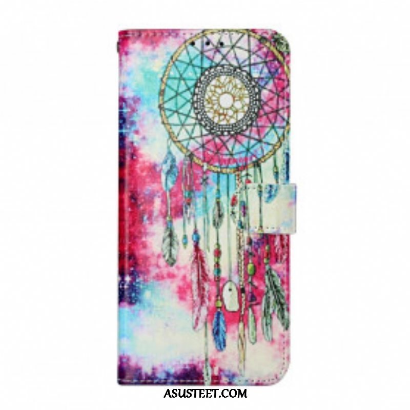 Nahkakotelo Samsung Galaxy S21 Ultra 5G Dreamcatcher -tyyli