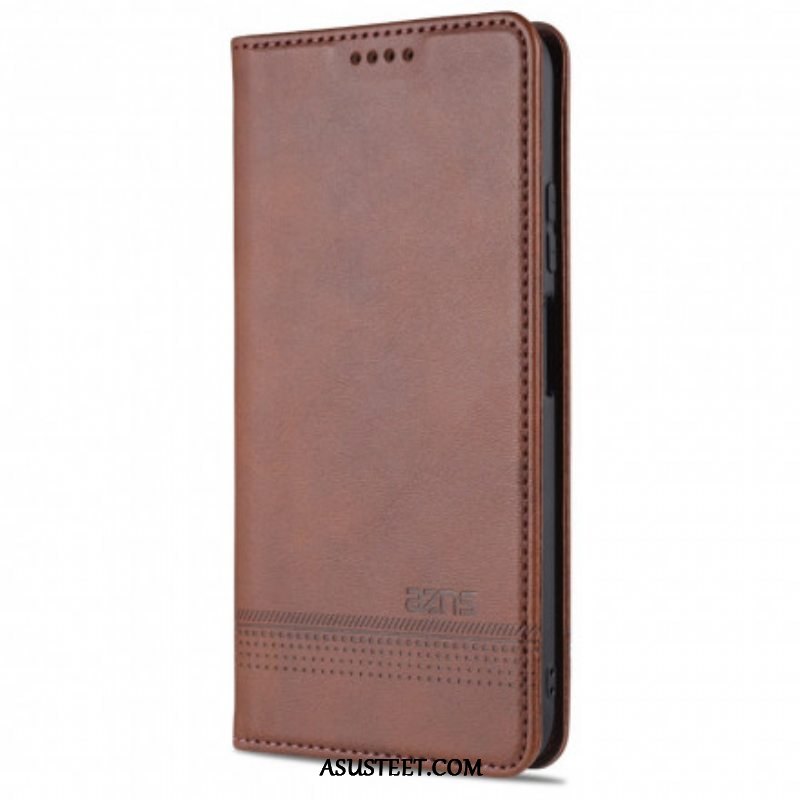 Puhelinkuoret Xiaomi Redmi Note 10 / 10S Kotelot Flip Style Leather Azns