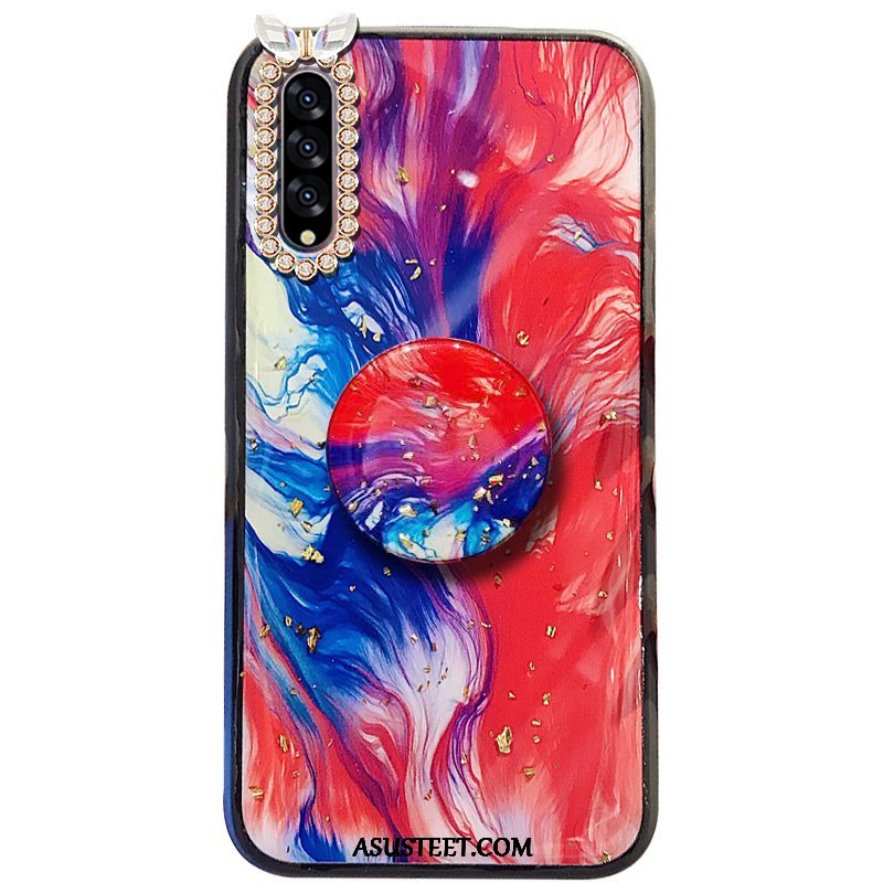 Samsung Galaxy A50s Kuoret Rhinestone Inlay Tähti Suojaus Kova Tuki