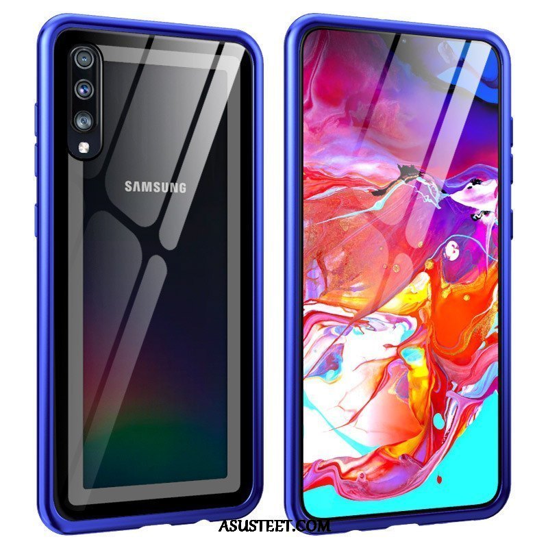 Samsung Galaxy A70 Kuoret Kotelo Puhelimen Tähti Violetti Kaari