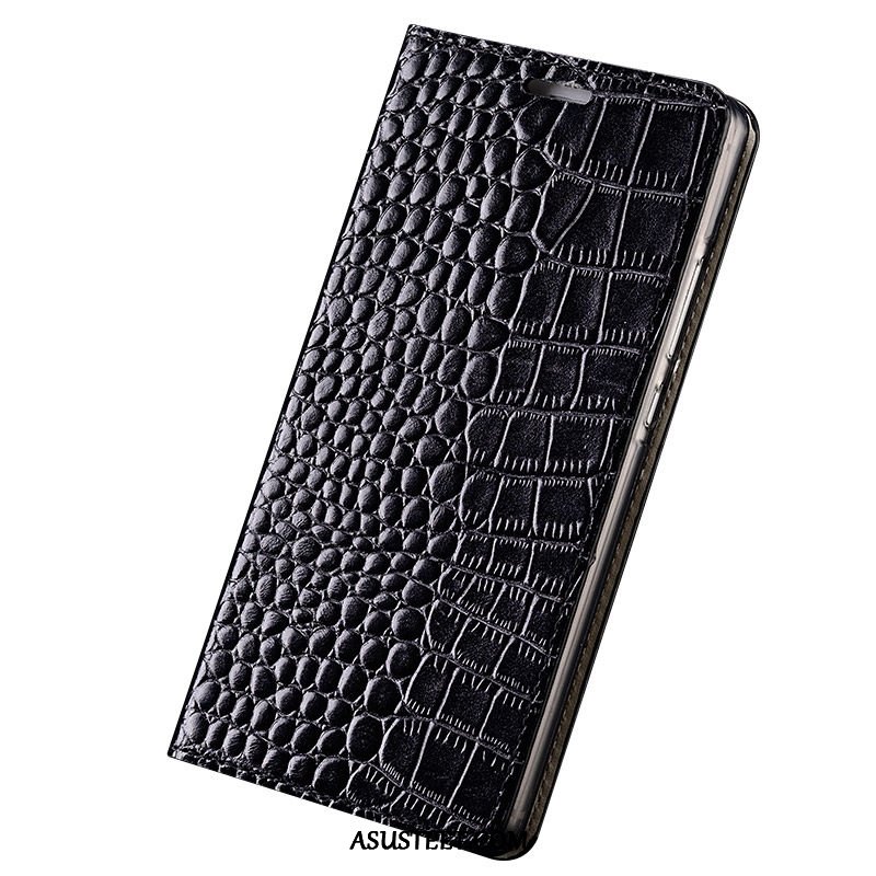Samsung Galaxy A71 Kuoret Tähti Kuori Aito Nahka Kova Musta