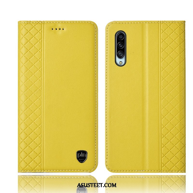 Samsung Galaxy A90 5g Kuori Kuoret Puhelimen Aito Nahka Kotelo Murtumaton Suojaus