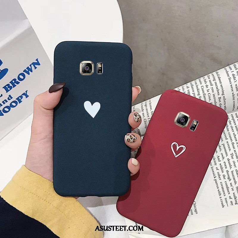 Samsung Galaxy S7 Kuoret All Inclusive Trendi Tähti Pesty Suede Rakastunut