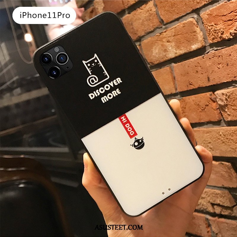 iPhone 11 Pro Kuori Kuoret Murtumaton Suojaus Rakastunut Musta