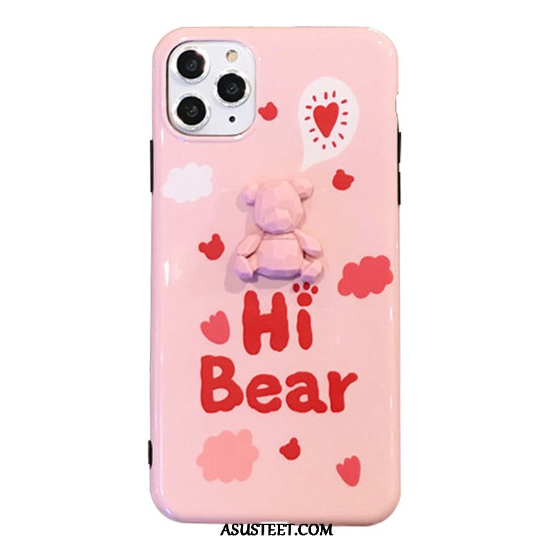 iPhone 11 Pro Max Kuori Kuoret Persoonallisuus Murtumaton All Inclusive Rakastunut Bear