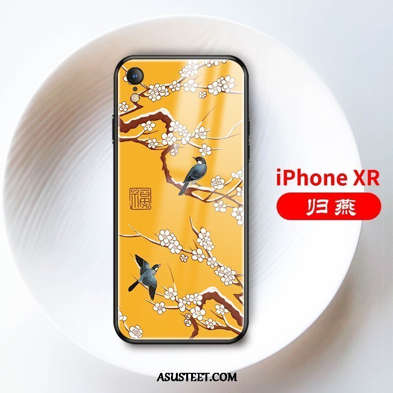 iPhone Xr Kuori Kuoret Kiinalainen Tyyli Lasi Peili Tuuli